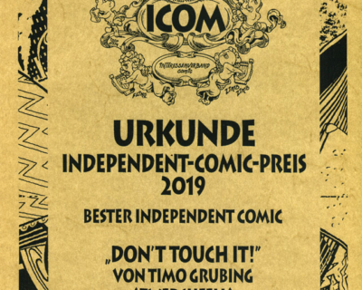 ICOM 2019 „Bester Independet Comic“